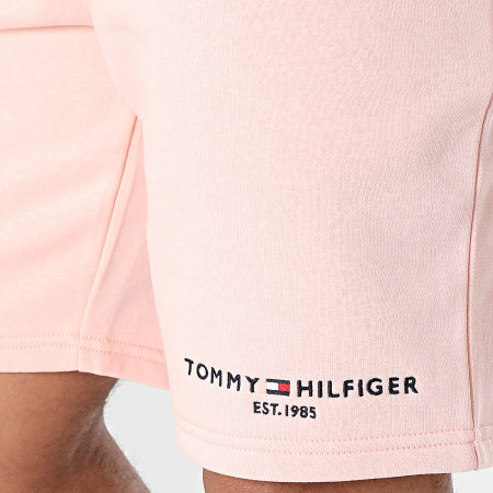 Tommy Hilfiger - Tommy Logo 4201 Pantalón Corto Jogging Pequeño Rosa