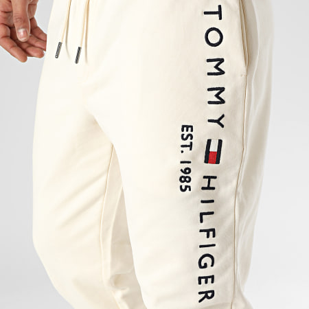 Tommy Hilfiger - Tommy Logo 8388 Pantalones de chándal beige