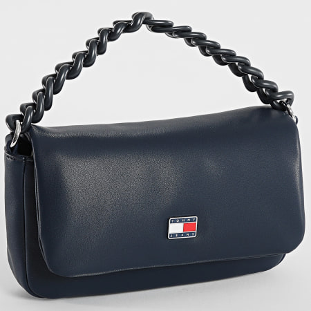 Tommy Jeans - Sac A Main Femme City-Wide Flap Crossover 5936 Bleu Marine