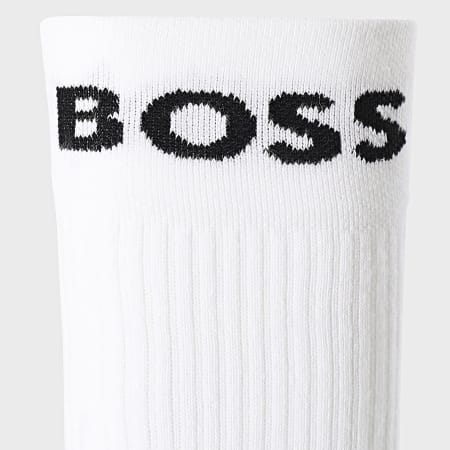BOSS - Lote de 2 pares de calcetines deportivos 50467707 Blanco