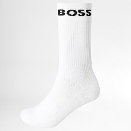 BOSS - Confezione da 2 paia di calzini sportivi 50467707 Bianco