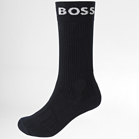 BOSS - Confezione da 2 paia di calzini sportivi 50467707 Nero Bianco