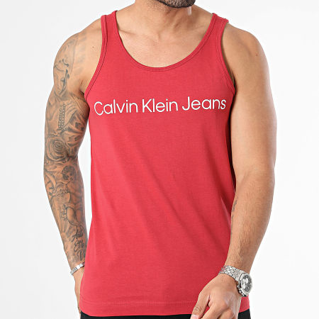 Calvin Klein - Camiseta de tirantes 3099 Burdeos