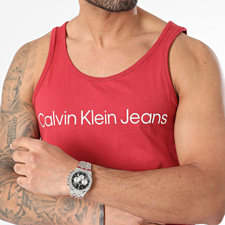 Calvin Klein - Camiseta de tirantes 3099 Burdeos