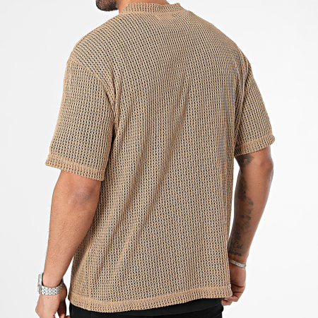 Frilivin - Beige Pocket Tee-shirt