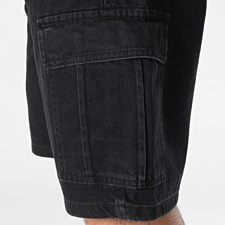 Frilivin - Pantalones cortos vaqueros negros