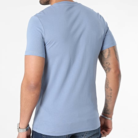 Guess - Camiseta con cuello M2YI37-I3Z14 Azul claro
