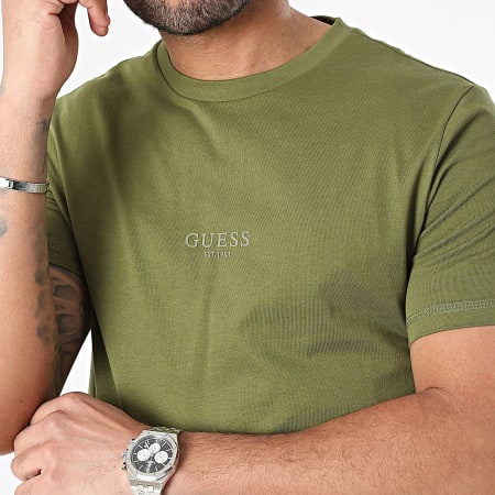 Guess - Camiseta M2YI37-I3Z14 Caqui Verde