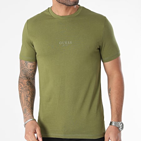 Guess - Camiseta M2YI37-I3Z14 Caqui Verde