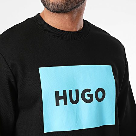 HUGO - Sudadera de cuello redondo 50467944 Negro