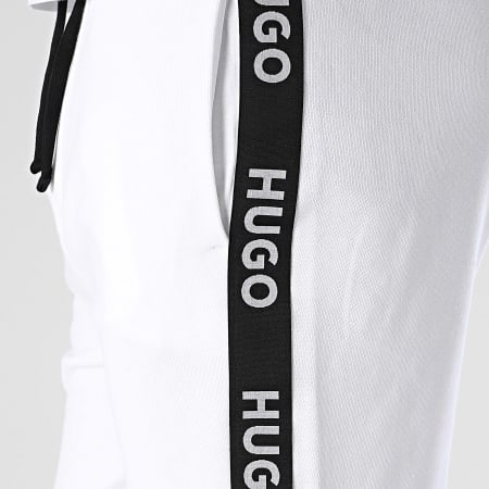 HUGO - Short Jogging A Bandes Sporty Logo 50496996 Blanc