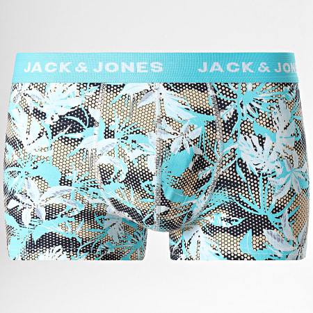 Jack And Jones - Confezione da 7 boxer Damian Arancione Verde Khaki Turchese Grigio Blu Navy Viola Beige