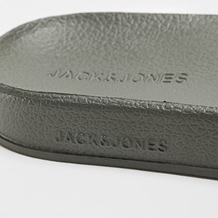 Jack And Jones - Claquettes Jerry Moulded Slider Vert Kaki