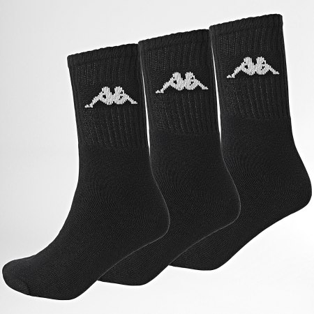 Kappa - Lote de 3 pares de calcetines 93230632 Negro