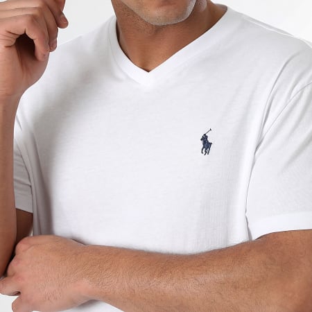 Polo Ralph Lauren - Tee Shirt Regular Original Player Blanc