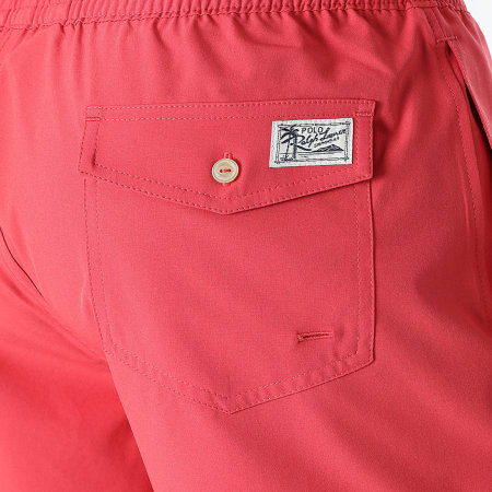 Polo Ralph Lauren - Pantaloncini da bagno Classics Traveler rosso mattone