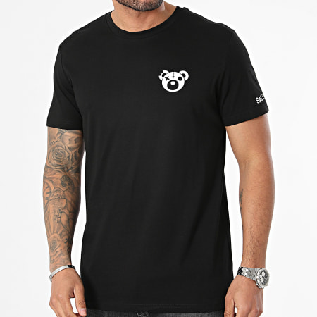 Sale Môme Paris - Heritage Edition Teddy Bear Camiseta Negro Blanco
