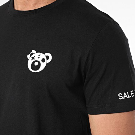 Sale Môme Paris - Heritage Edition Teddy Bear Camiseta Negro Blanco