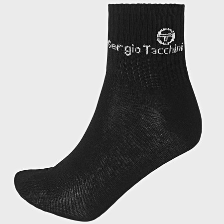 Sergio Tacchini - Lote de 3 pares de calcetines 93892020 Negro