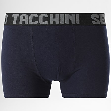 Sergio Tacchini - Lot De 4 Boxers 92891730 Noir Gris Bleu Marine