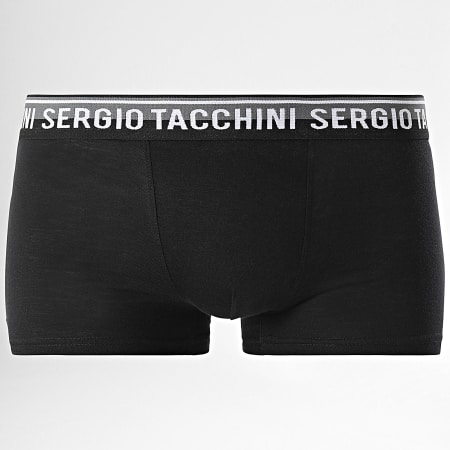 Sergio Tacchini - Lote de 3 calzoncillos bóxer 97891260 Negro