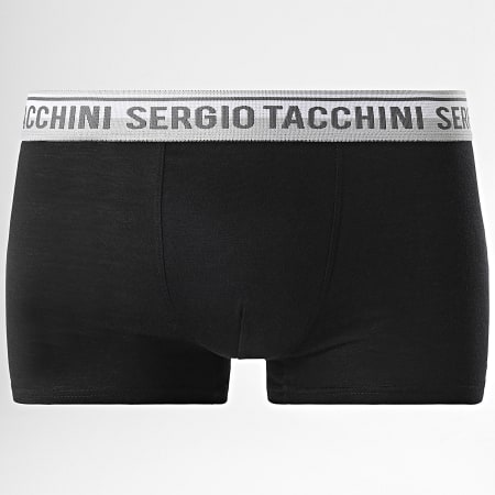 Sergio Tacchini - Lote de 3 calzoncillos bóxer 97891260 Negro