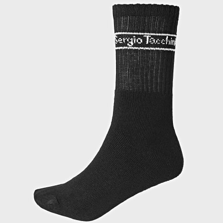 Sergio Tacchini - Lote de 3 pares de calcetines 93230932 Negro