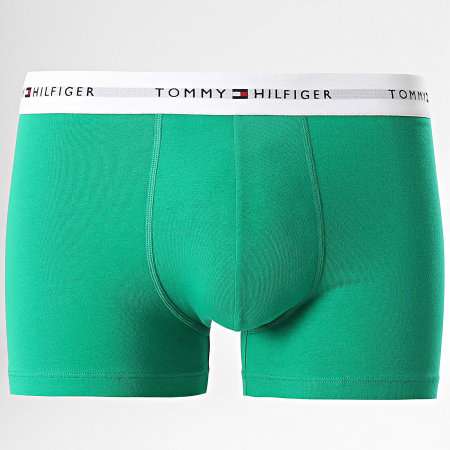 Tommy Hilfiger - Lot De 3 Boxers Trunk 2761 Bleu Marine Vert Orange