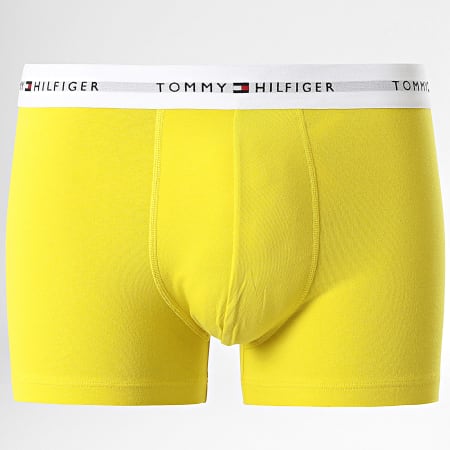 Tommy Hilfiger - Set di 3 boxer 2761 nero azzurro giallo