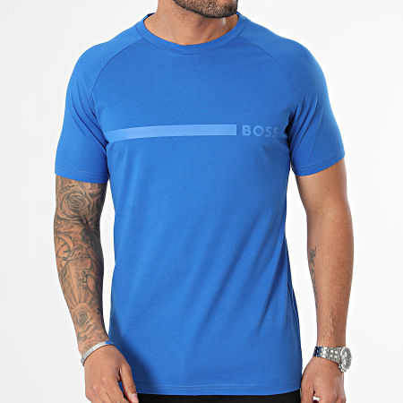 BOSS - Camiseta slim 50517970 Azul real