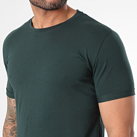 Frilivin - Tee Shirt Oversize Vert Bouteille