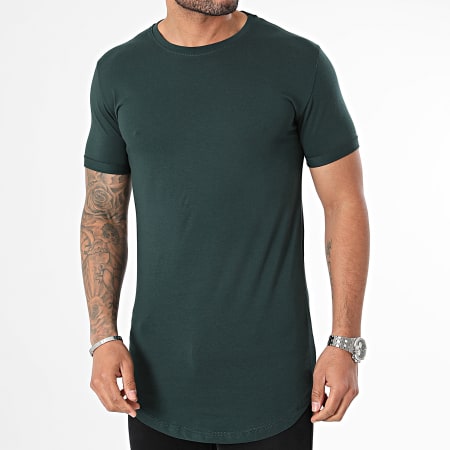 Frilivin - Camiseta oversize verde botella