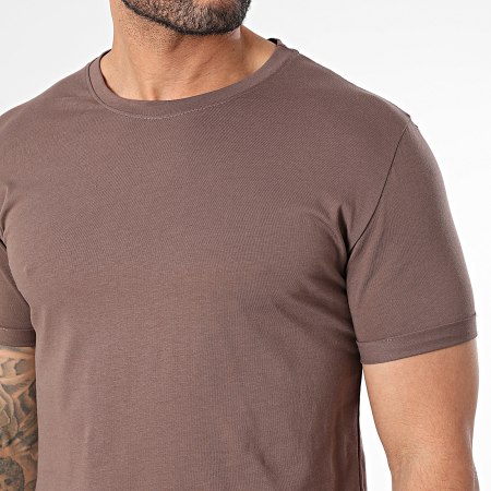 Frilivin - Tee Shirt Oversize Marron