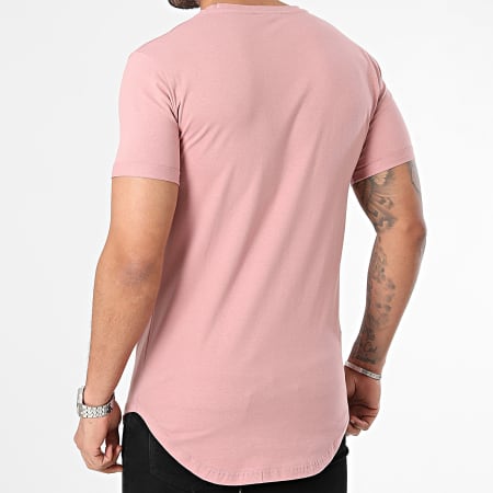 Frilivin - Tee Shirt Oversize Rose Foncé