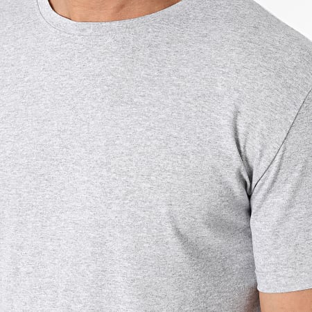 Frilivin - Camiseta oversize gris jaspeado