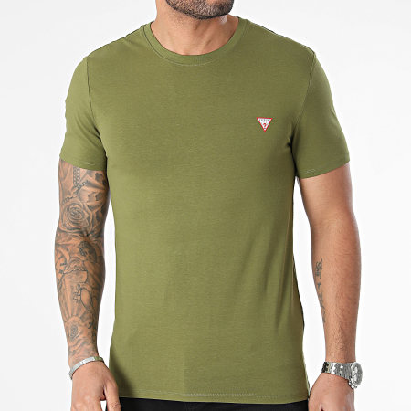 Guess - Camiseta M2YI24-J1314 Caqui Verde