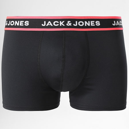 Jack And Jones - Lot De 3 Boxers Thom Solid Microfiber Noir