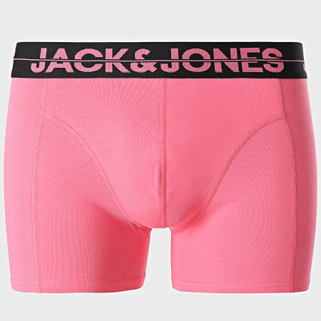 Jack And Jones - Set De 5 Boxers Seth Solid Azul Real Rosa Naranja Verde Azul Marino