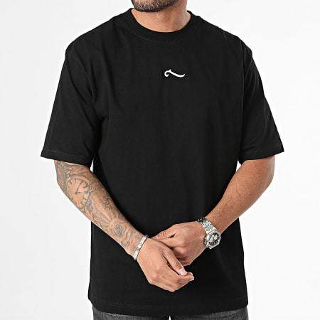 La Piraterie - Camiseta oversize 9126 Negra