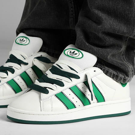 Adidas Originals - Zapatillas Campus 00s IF8762 Core White Green Off White x Superlaced