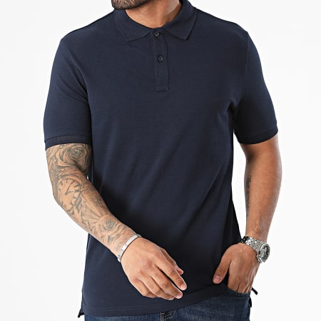 Only And Sons - Polo Manches Courtes Stray Bleu Marine