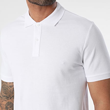Only And Sons - Polo Manches Courtes Stray Blanc
