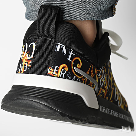 Versace Jeans Couture - Fondo Dynamic Sneakers 76YA3SA1-ZS654 Negro Amarillo