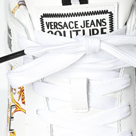 Versace Jeans Couture - Fondo Speedtrack Sneakers 76YA3SC2-ZPA52 Blanco Amarillo
