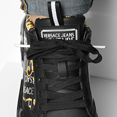Versace Jeans Couture - Baskets Fondo Speedtrack 76YA3SC2-ZPA52 Black Yellow