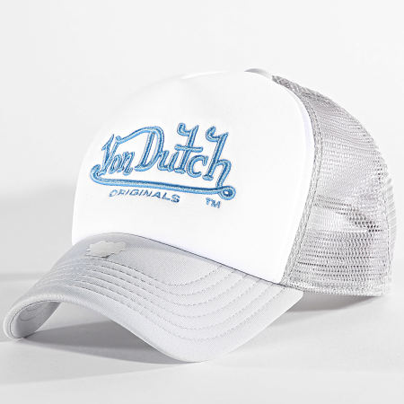 Von Dutch - Cappello trucker Atlanta 7030405-1 grigio chiaro bianco