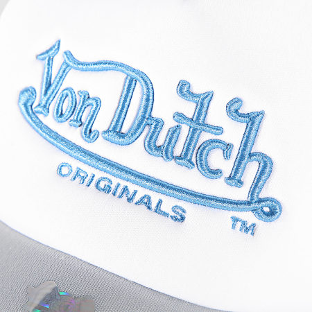 Von Dutch - Gorra Atlanta Trucker 7030405-1 Gris claro Blanco