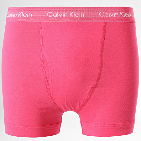 Calvin Klein - Set di 3 boxer NB2615A nero rosa viola