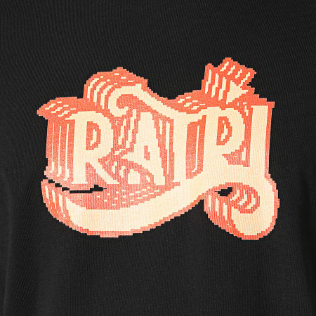 La Piraterie - Oversize Camiseta Ratpix Negro Beige Naranja