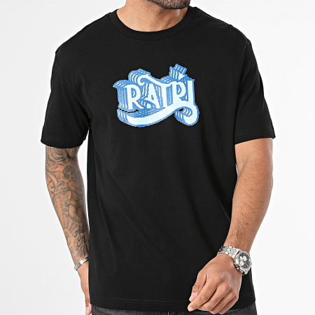 La Piraterie - Oversize Camiseta Ratpix Negro Azul